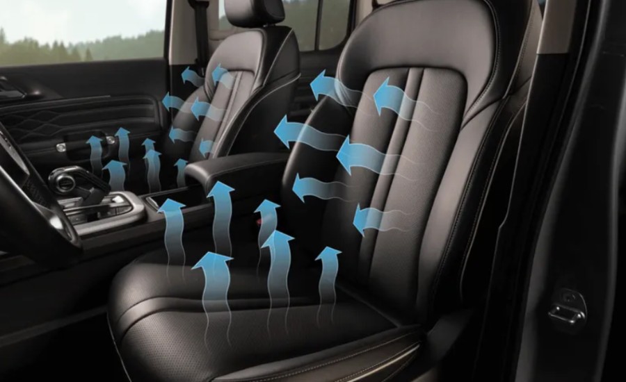 Сиденья с вентиляцией и массажем